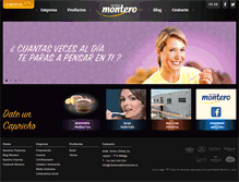Tablet Screenshot of monteroalimentacion.es
